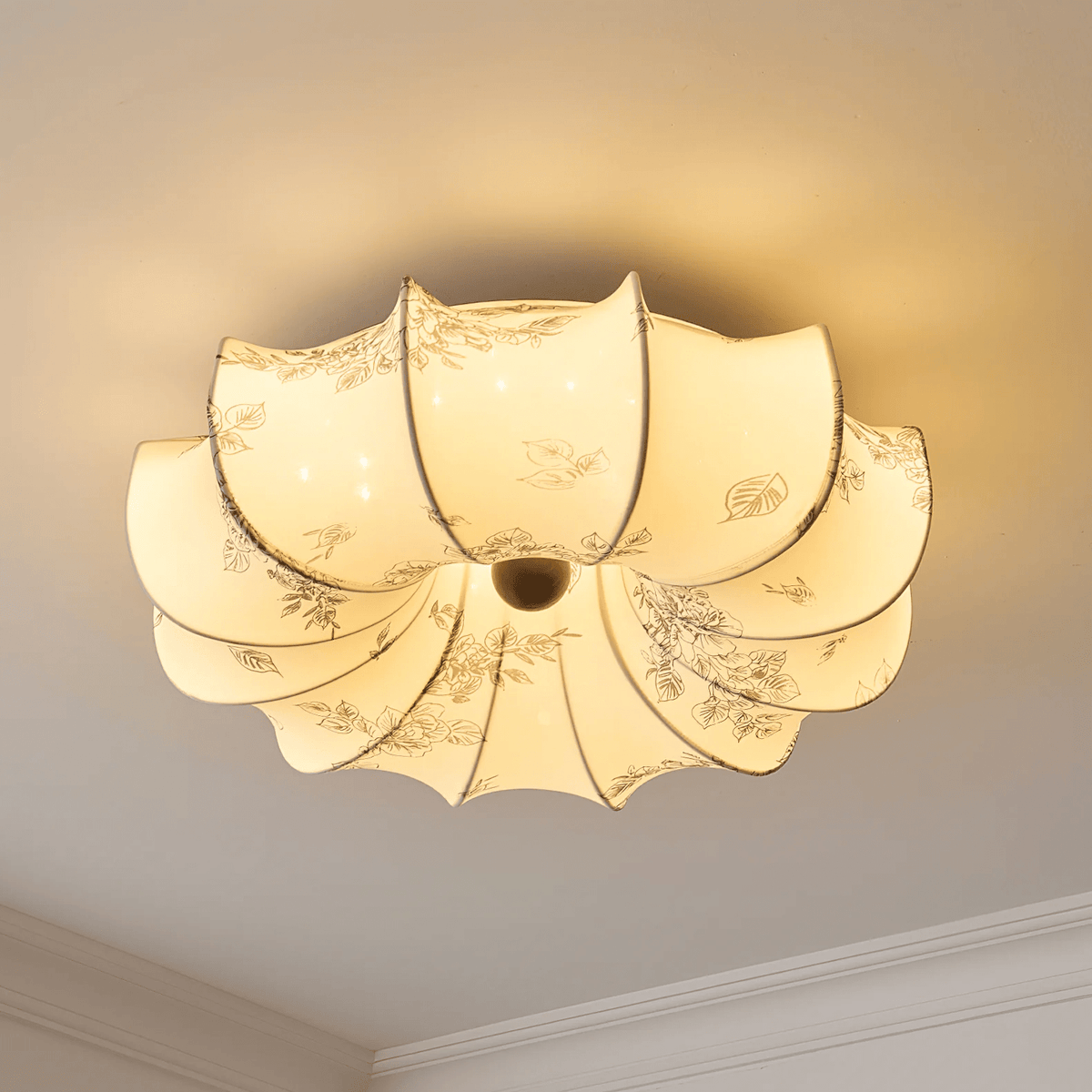 Vivaria Premium Noordse kunst houten katoenen plafondlamp