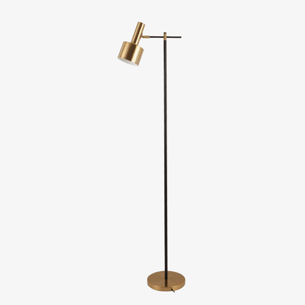 Charlie moderne vloerlamp met goudkleurige afwerking