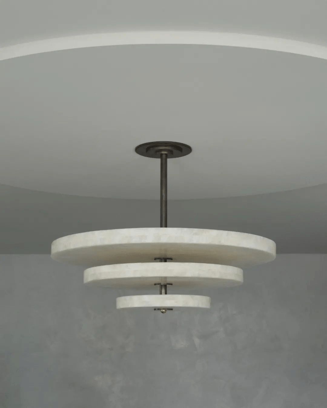 Nivoreria Minimalistische hanglamp van albast
