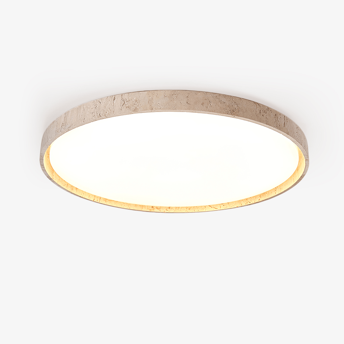 Kathy travertin Ronde plafondlamp