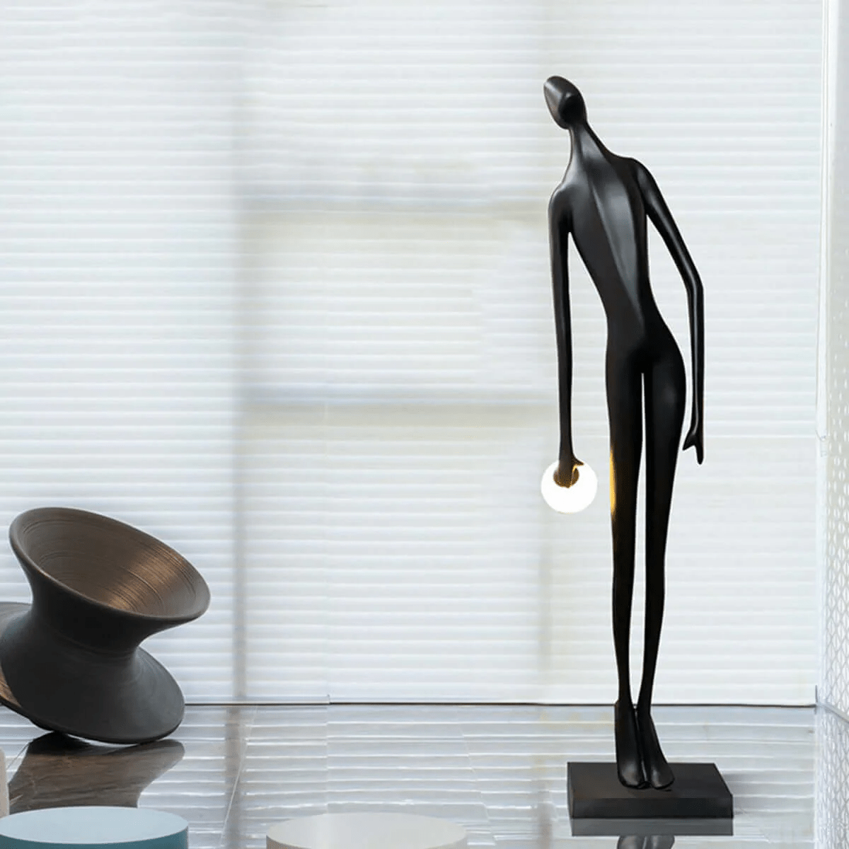 Ersilyra Artistiek Hars Vloerlamp