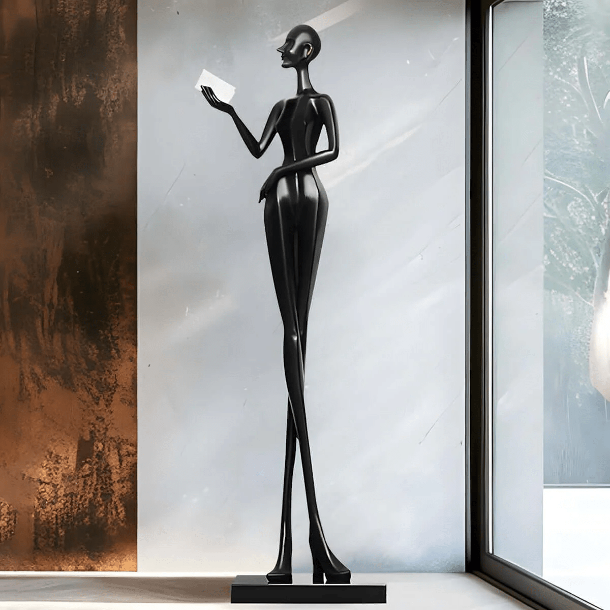 Soranina vloerlamp sculpturale minimalistisch