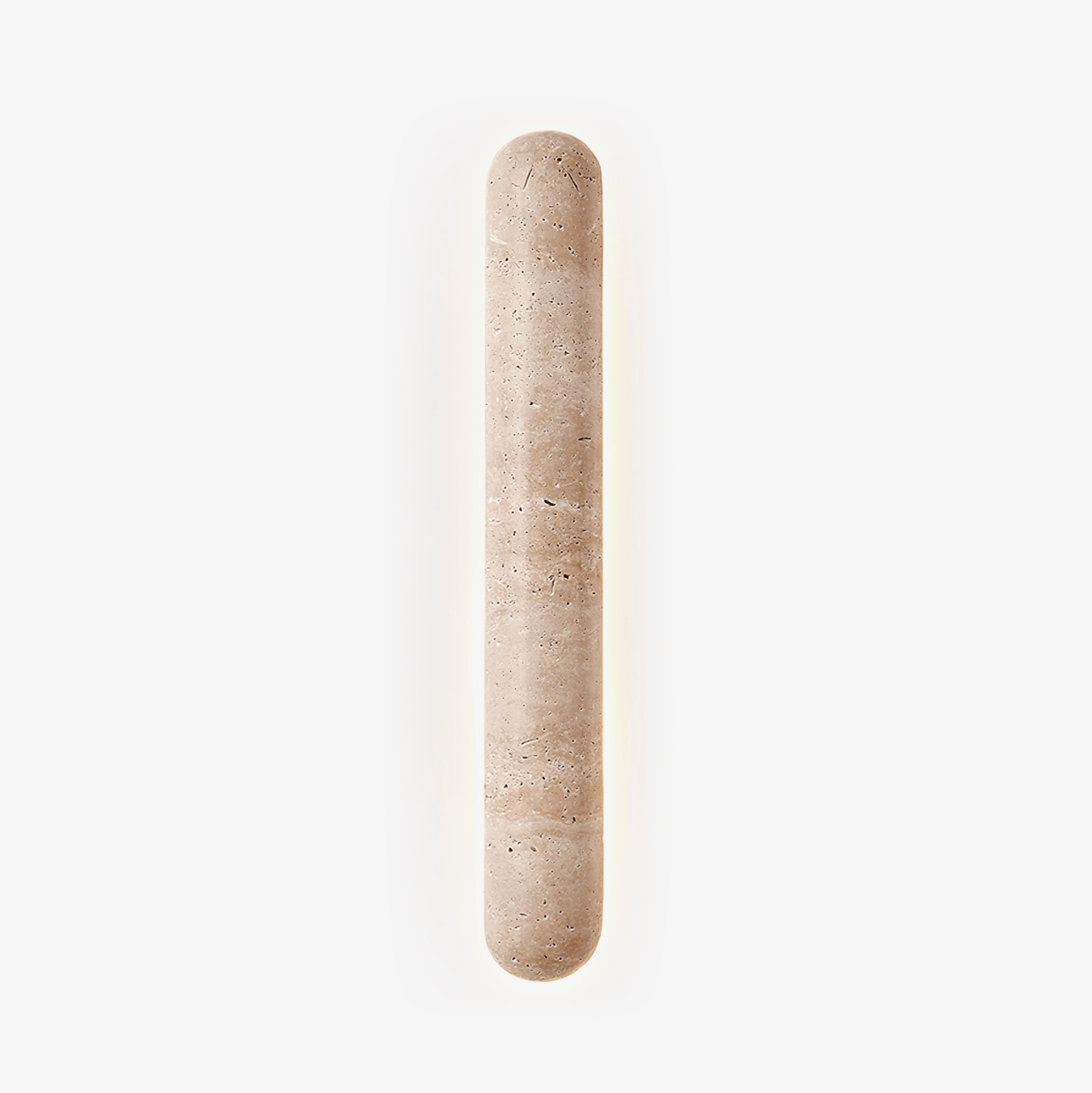 Aelius wandlamp Geel travertin