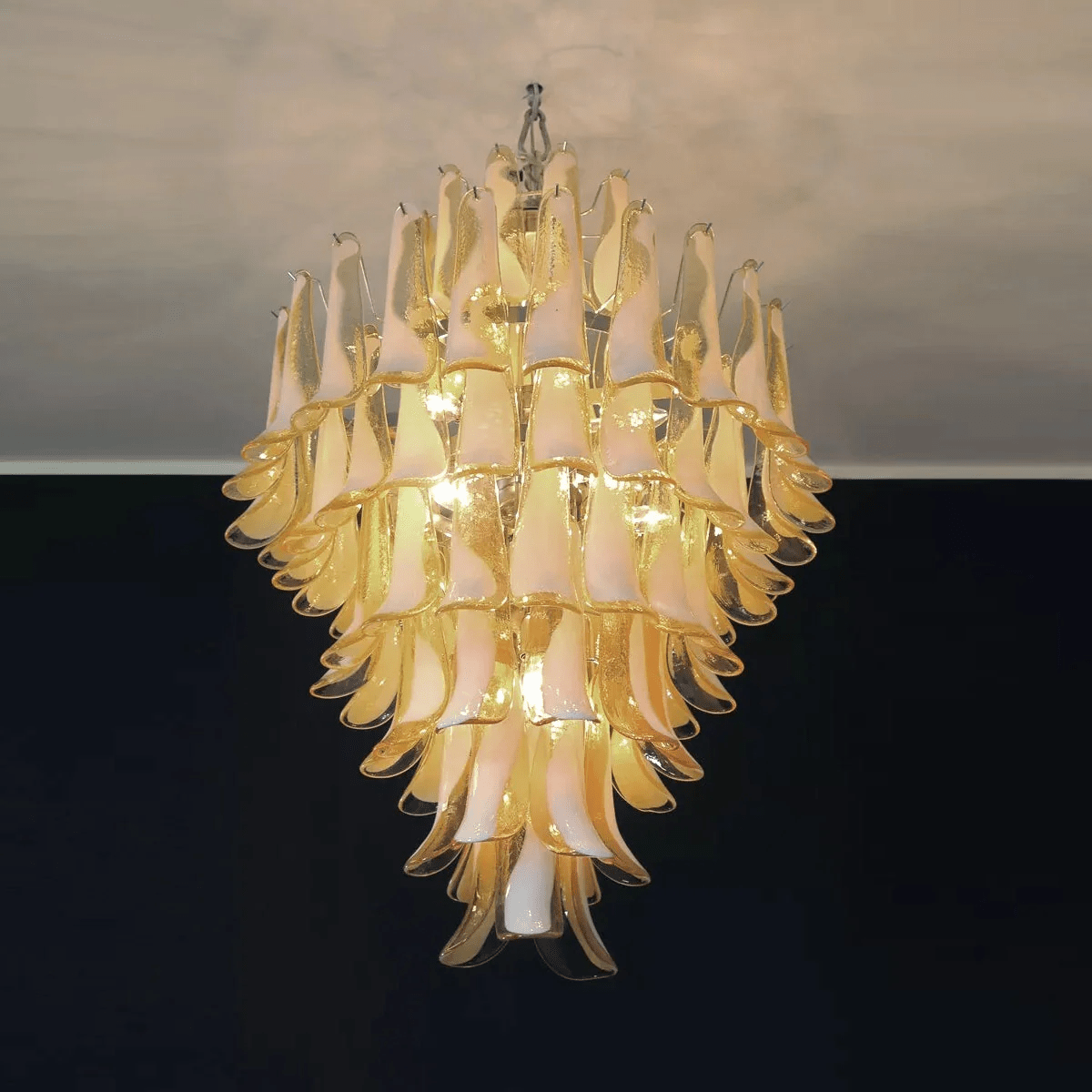 Tessa Glas Bloemblaadjes Hanglamp