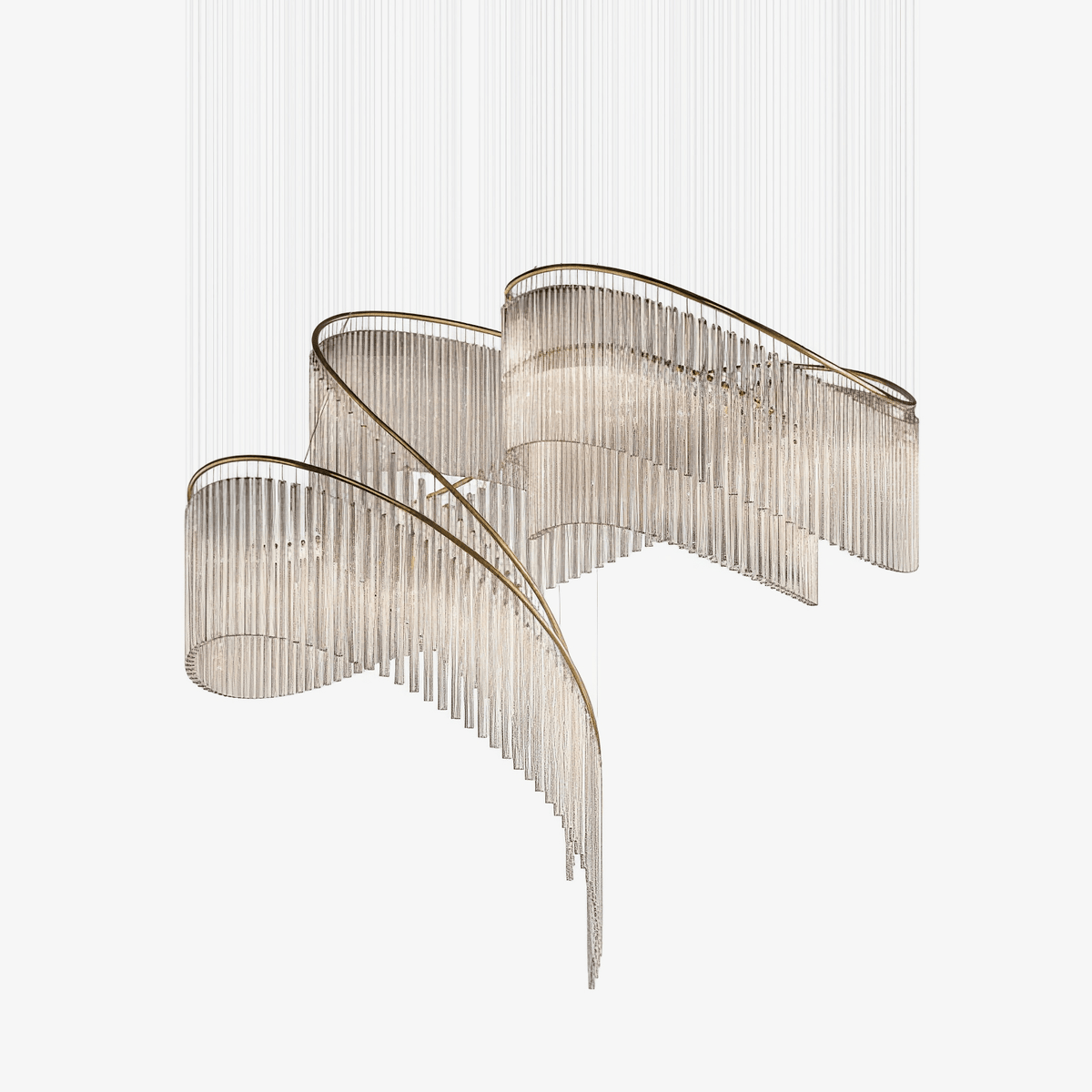 Rivella Shimmering Cascade  Kristallen glas Kroonluchter