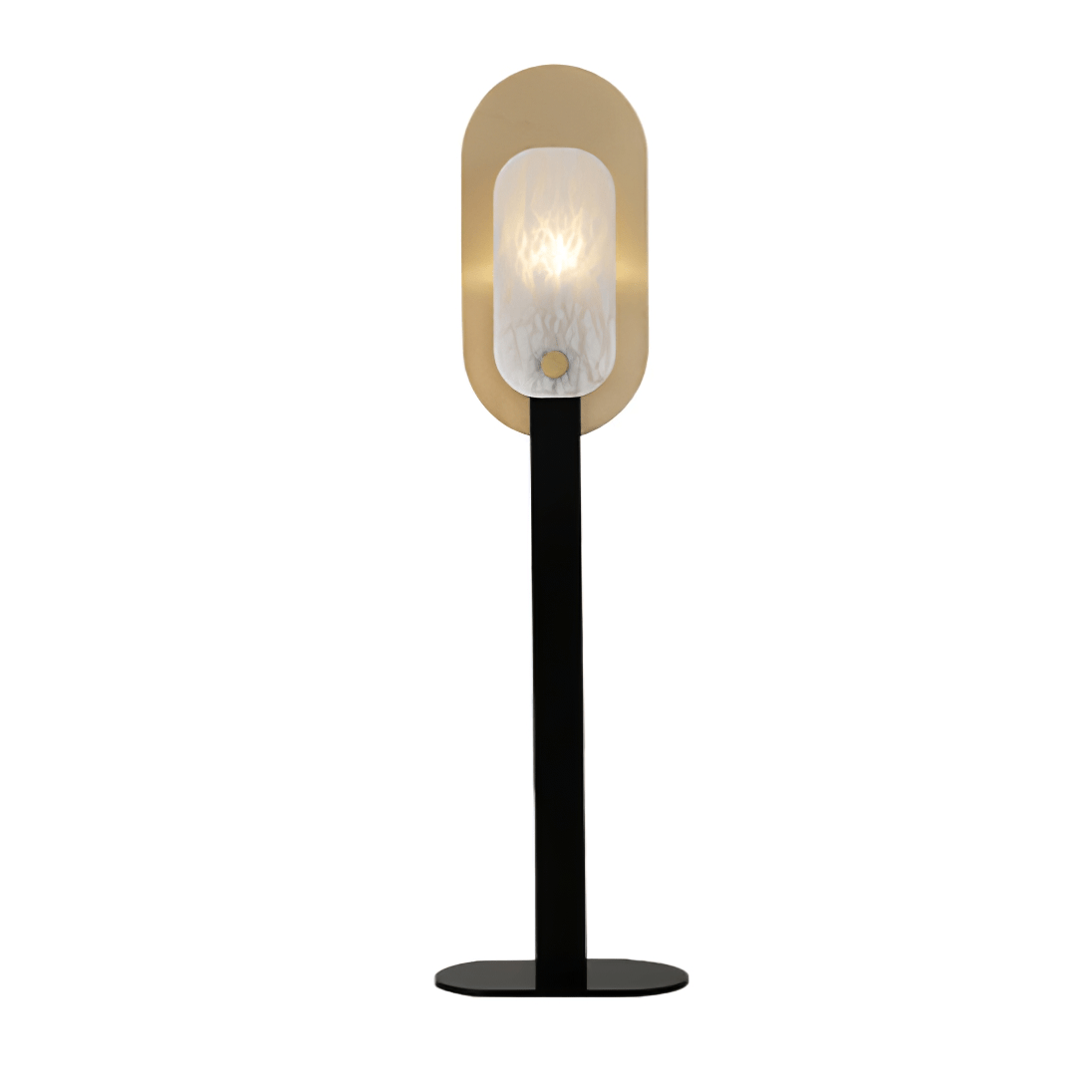 Mosaic elegantie albasten vloerlamp
