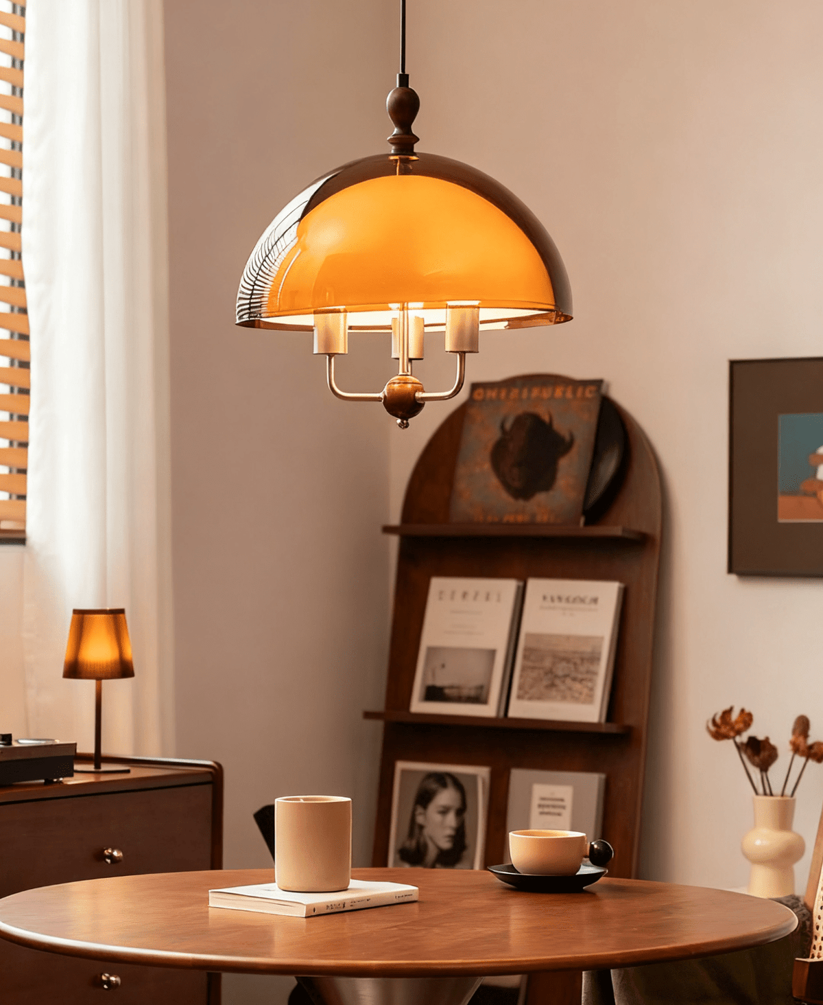 Cindariel hanglamp met bolvormige kap