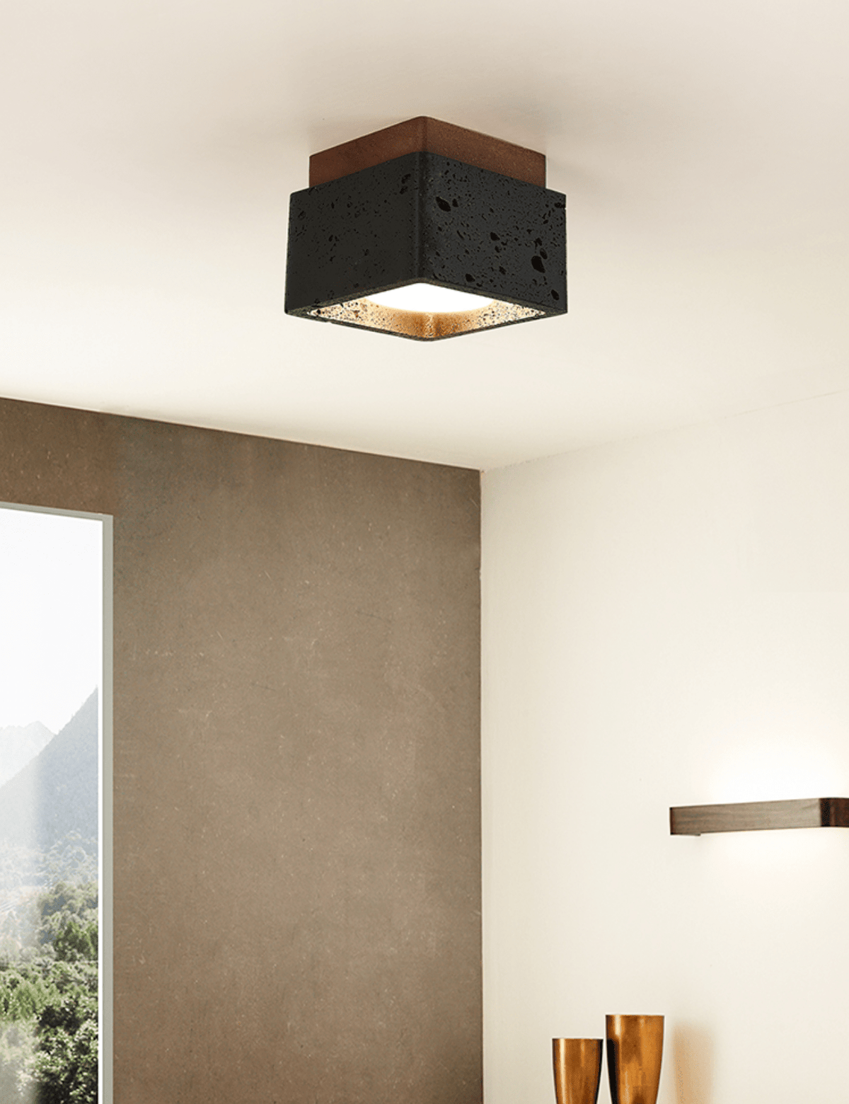 Nyx Obsidian Kubus plafondlamp