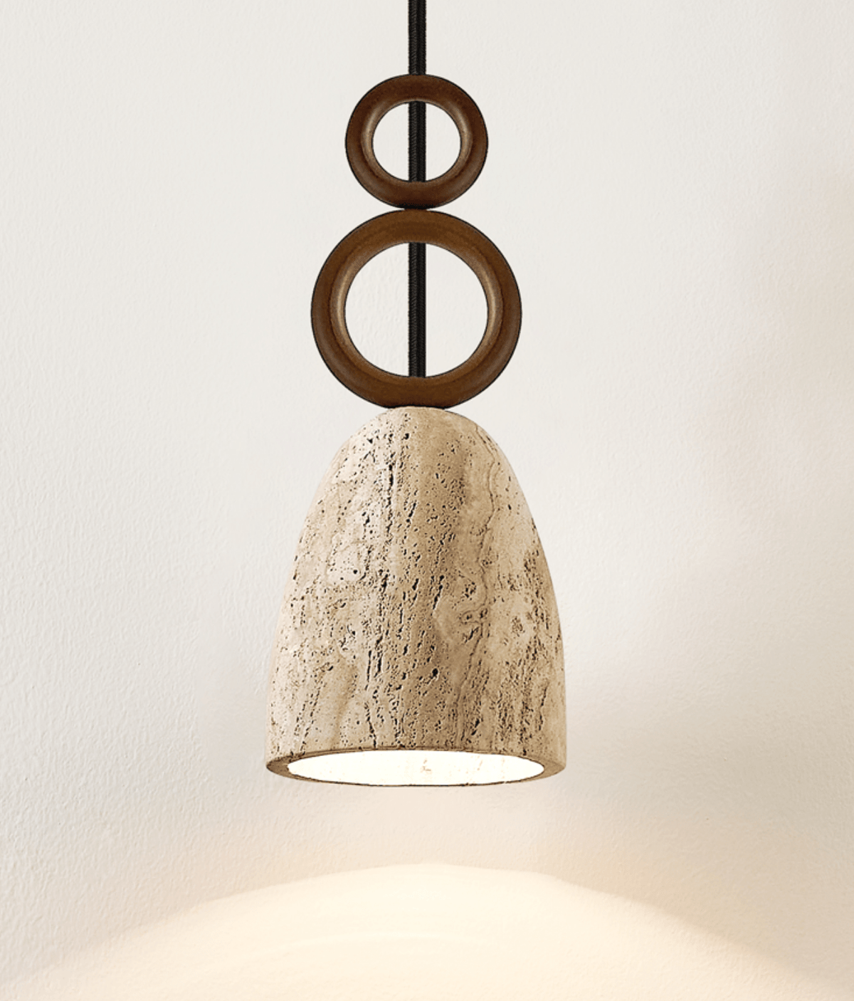 Nerirelia hanglamp met steenresonantie