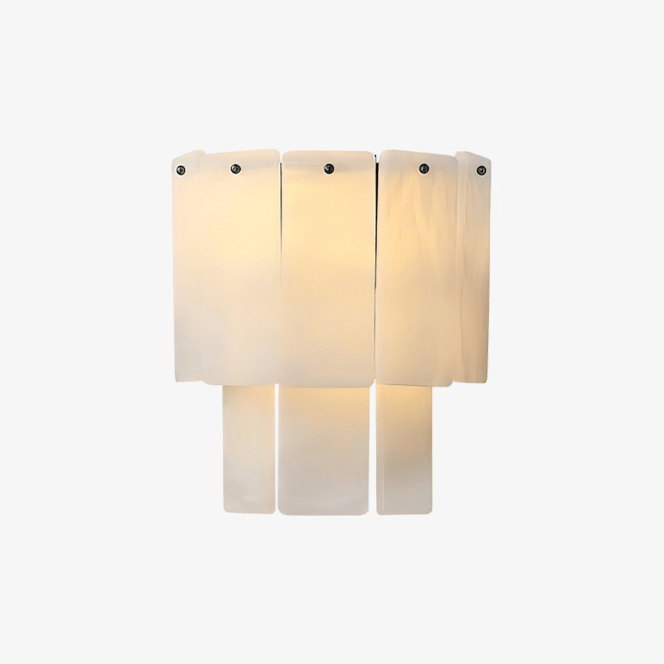 Corvane wandlamp met gebroken albast
