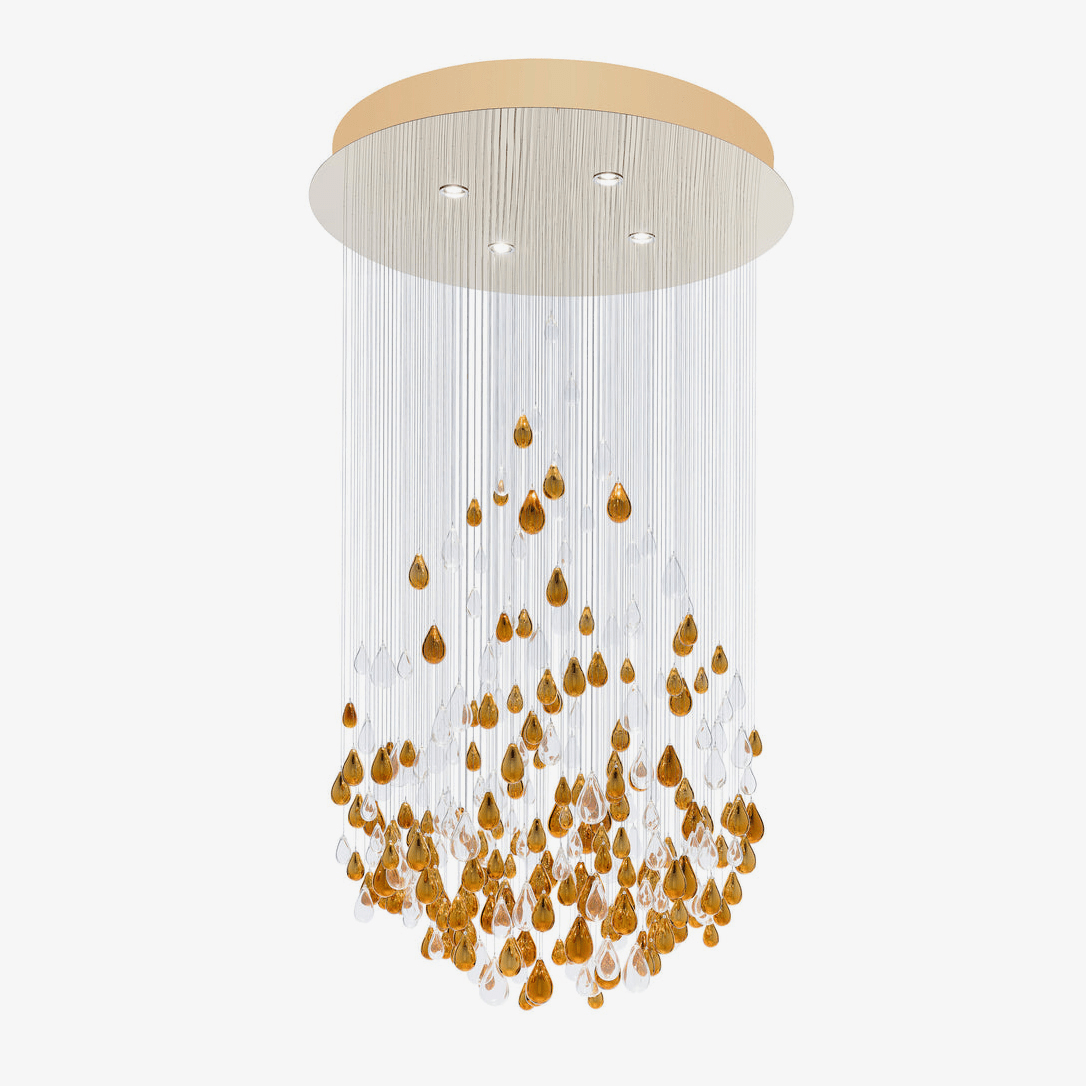 Droplets Cascading Kroonluchter