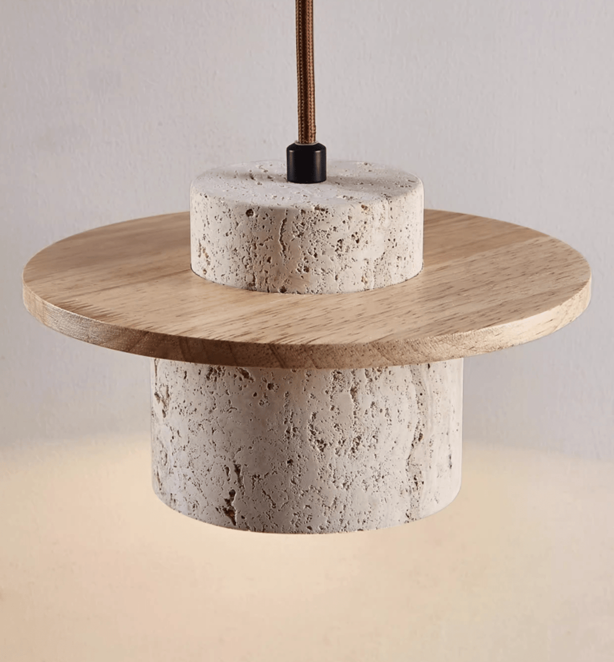 Neririse Cylindrical Stone wandlamp