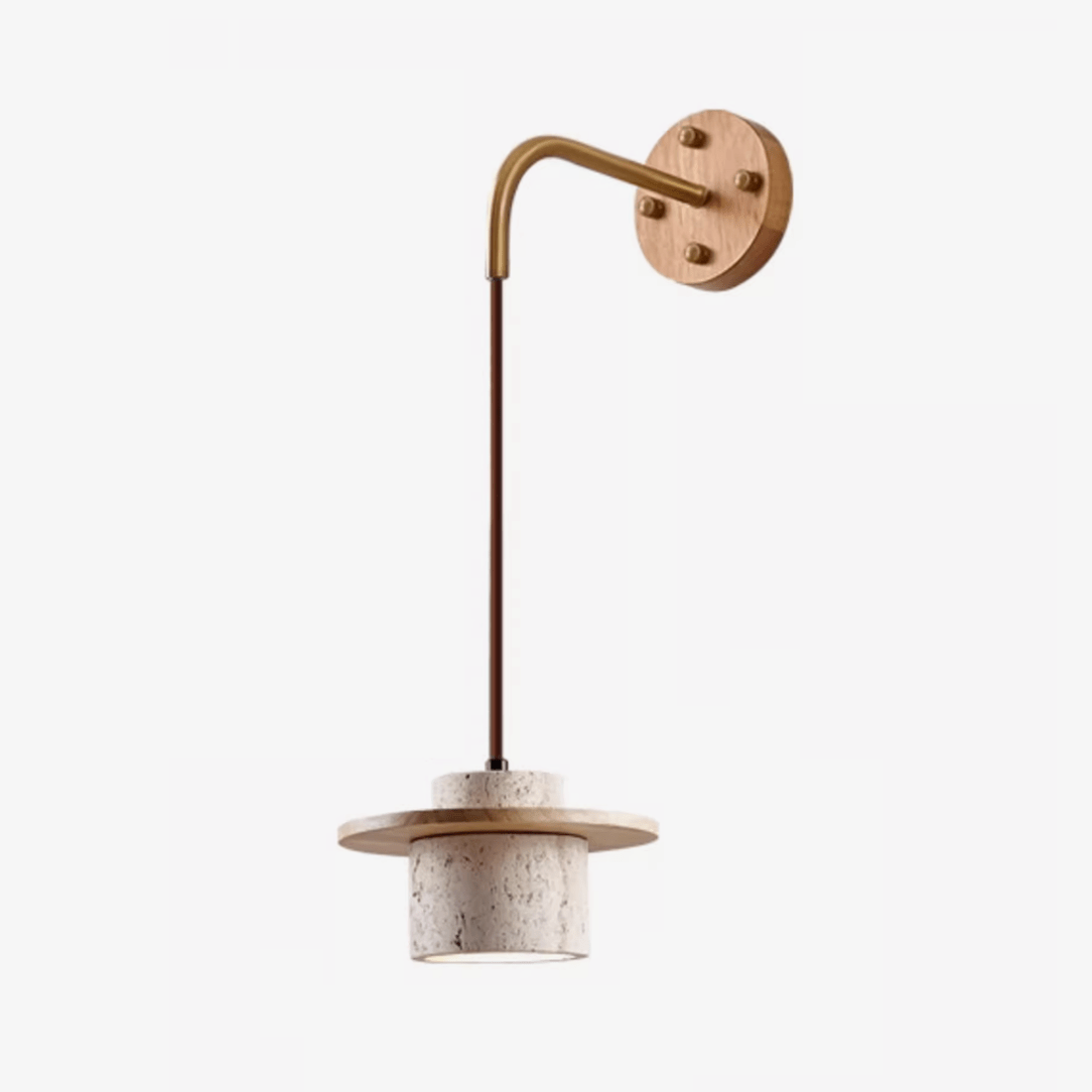 Neririse Cylindrical Stone wandlamp