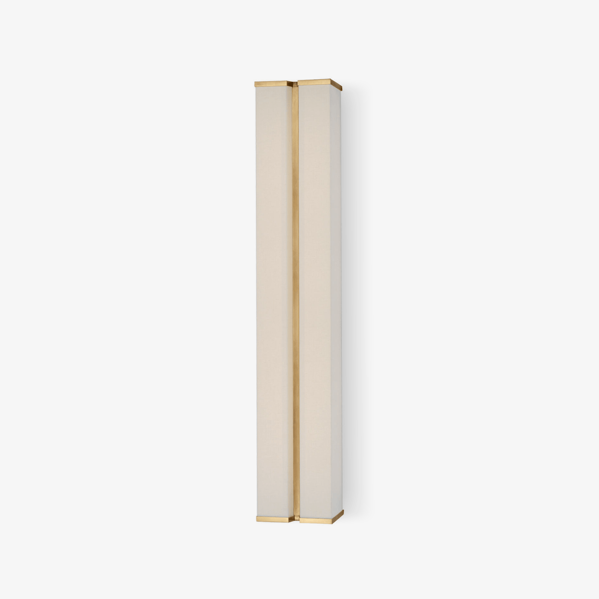 Columnar wandlamp met textiel