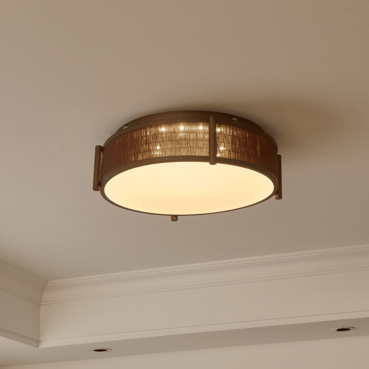 Ravoraya plafondlamp van bamboe