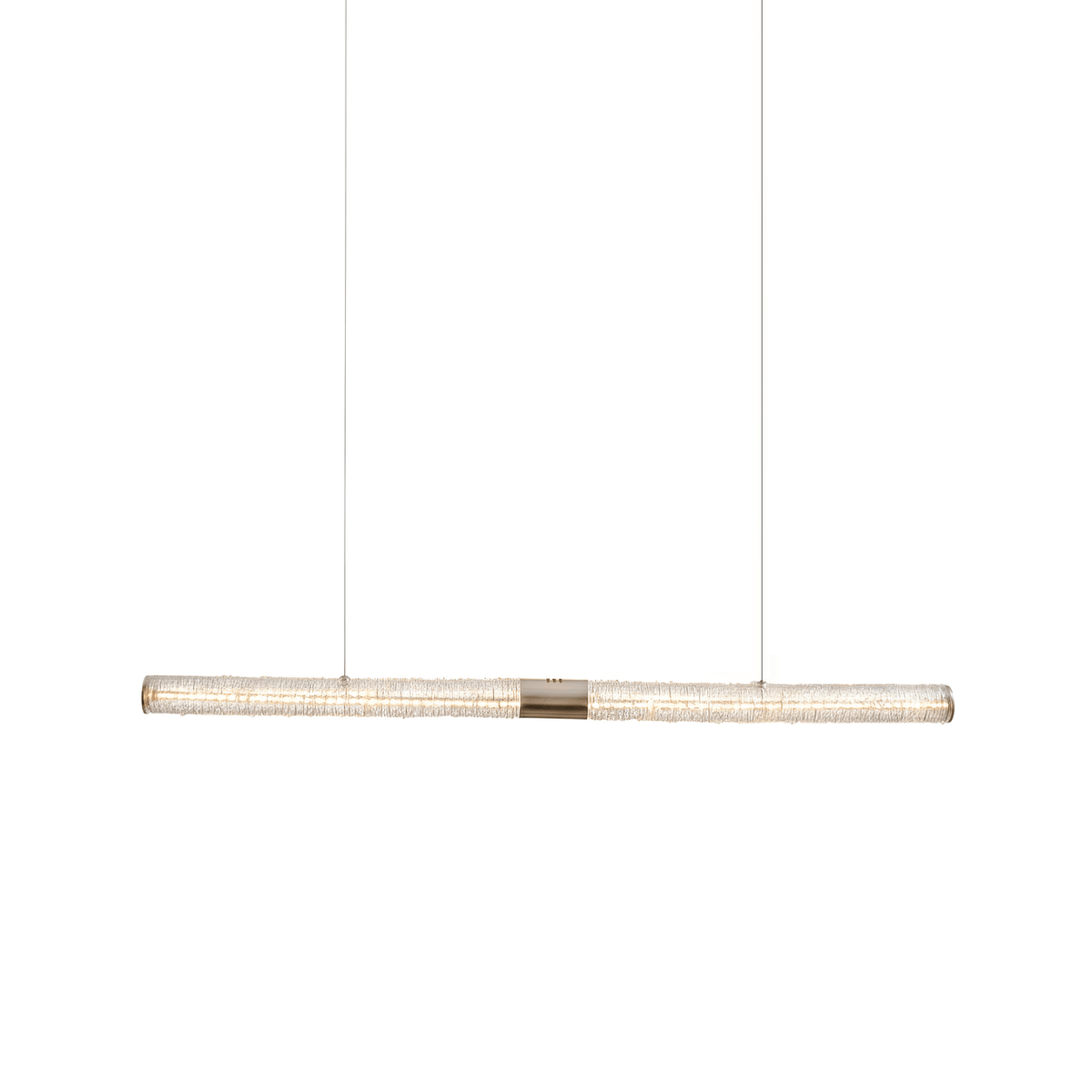 Luxelielle kristal Stream Linear hanglamp met kristallen buis