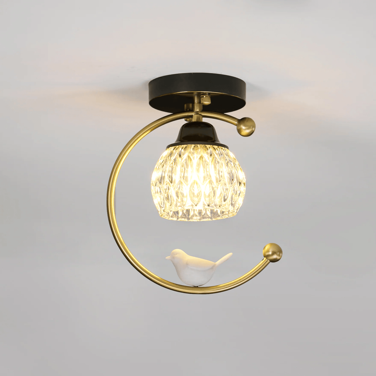 Otis Linearo Artistiek Keramiek Vogel Plafondlamp