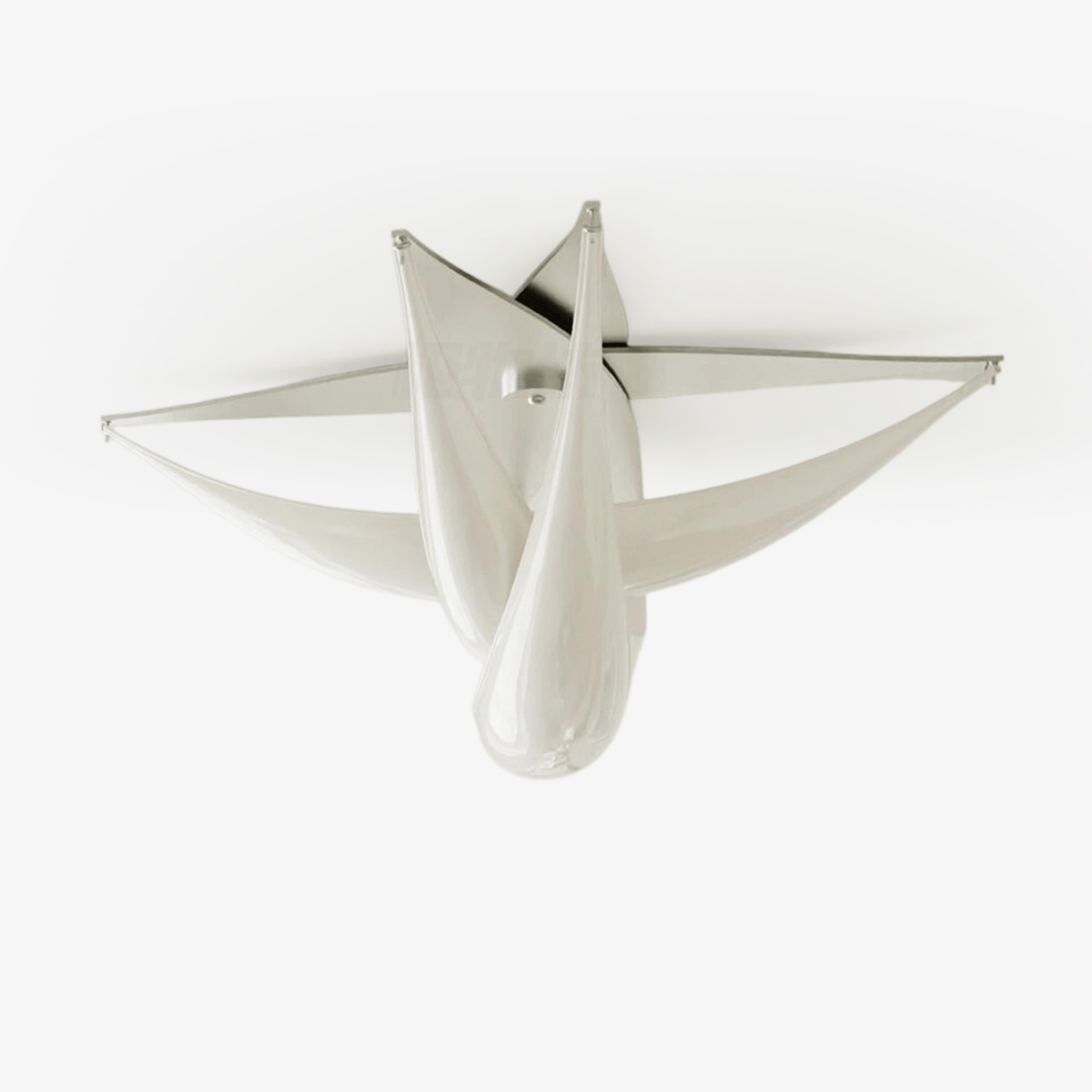 Maia moderne plafondlamp van witte hars