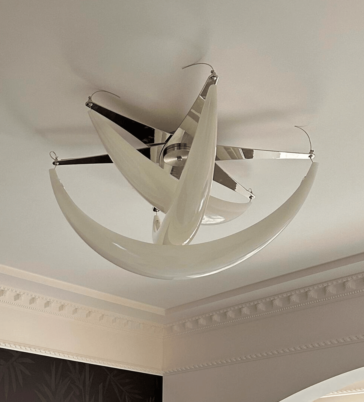 Maia moderne plafondlamp van witte hars