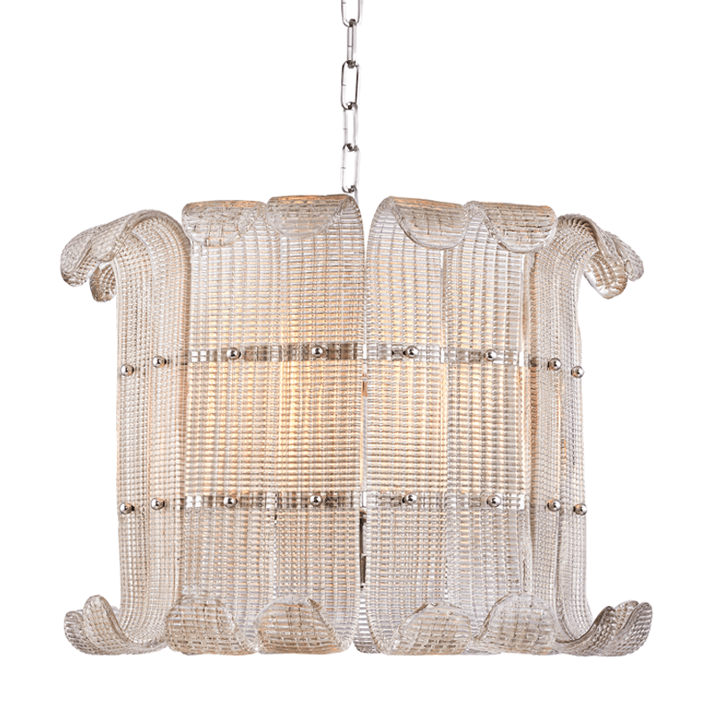 Nala Kroonluchter Champagne glas Luxueuze Textuur