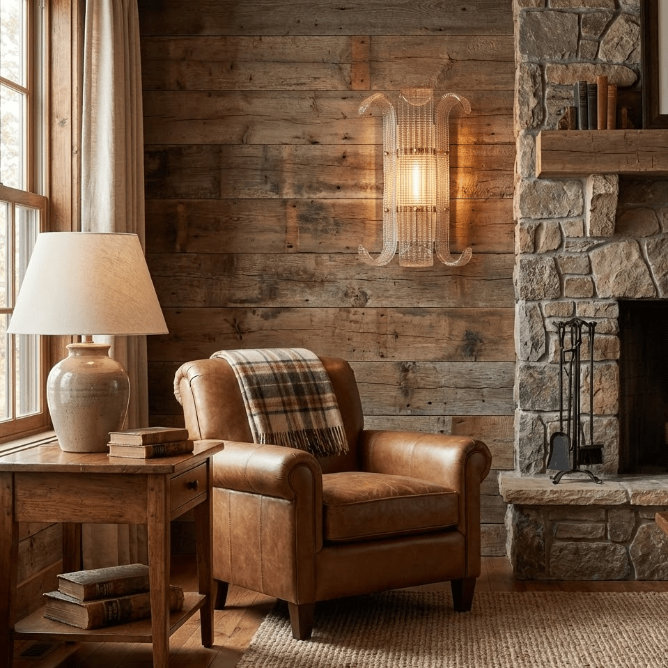 Dara Luxe Champagne-glas wandlamp