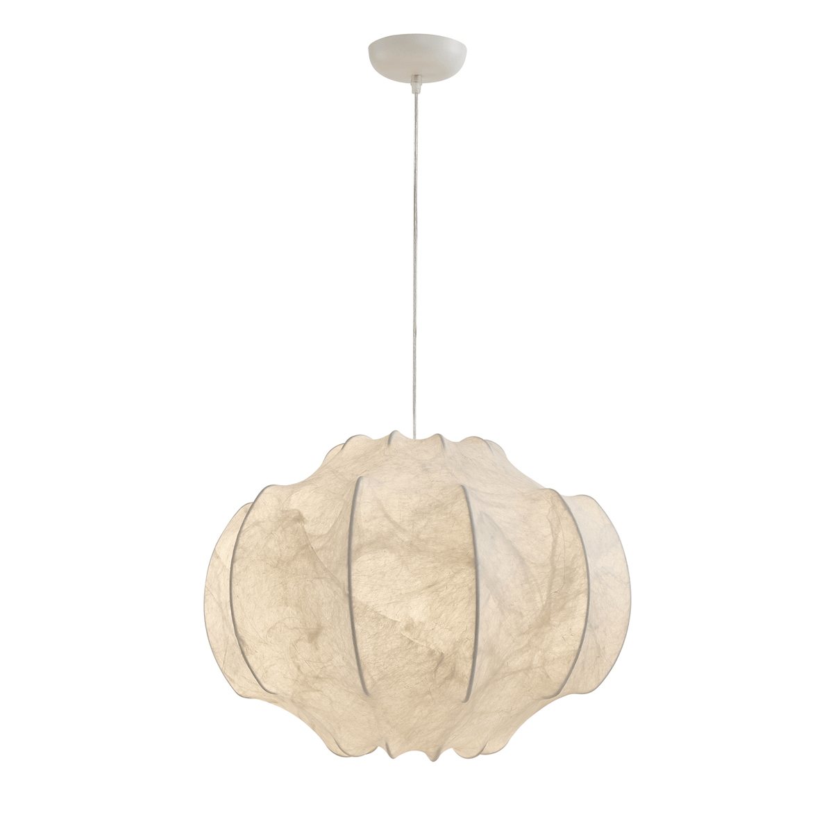 Oreluora hanglamp met zijde bloemmotief