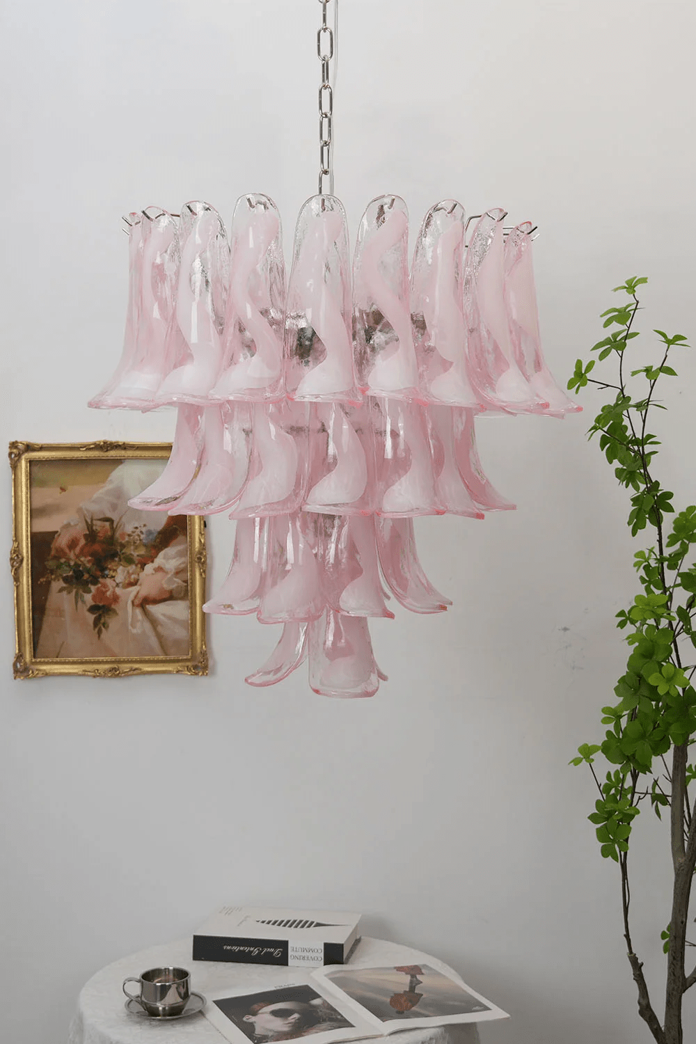 Cysp romantische kroonluchter van Murano-glas