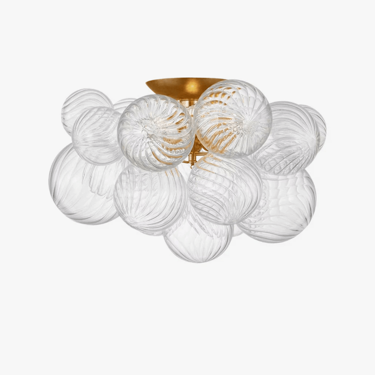 Veliira elegante plafondlamp met glazen elementen