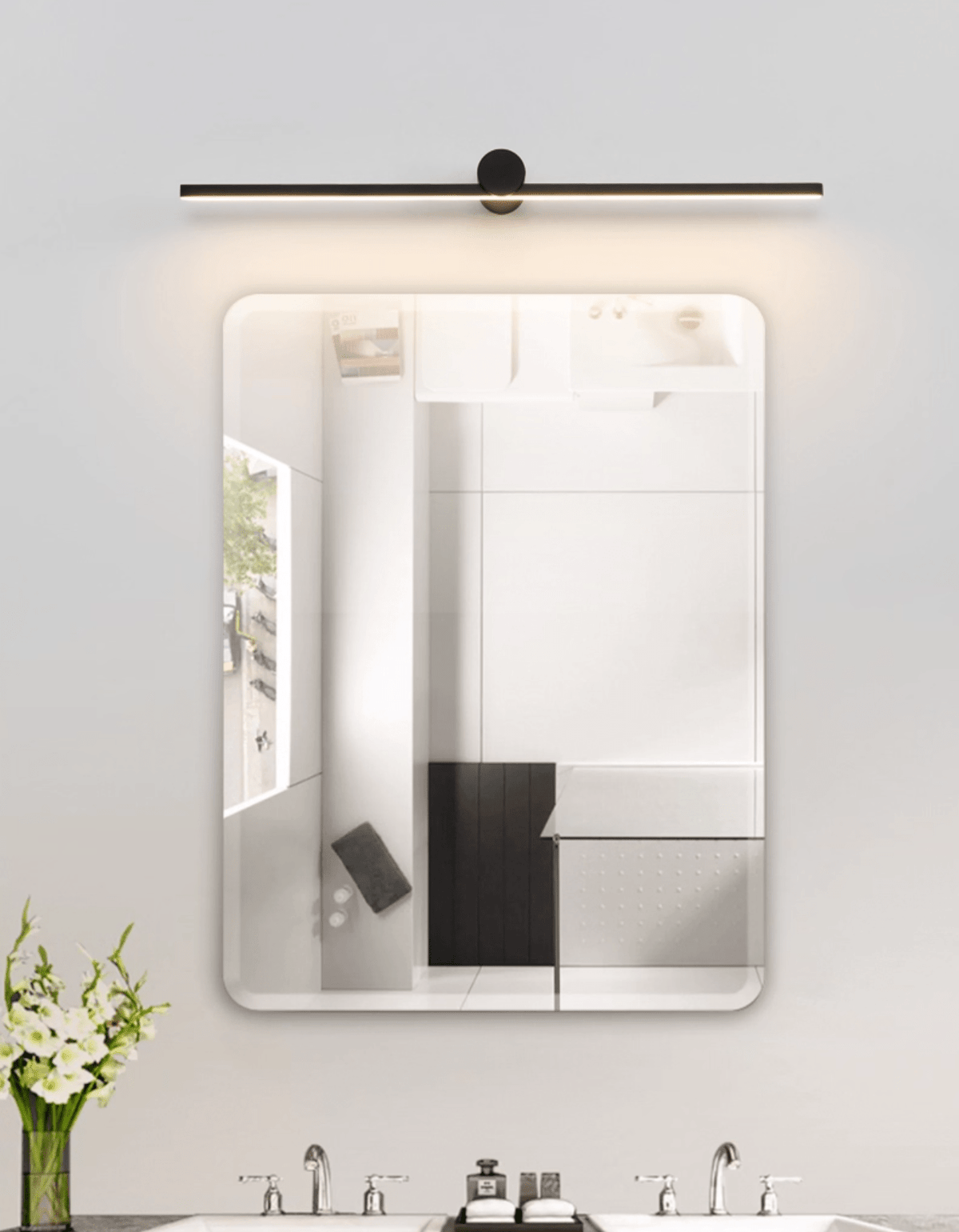 Kylb Zwart Slimme Oplaadbare wandlamp