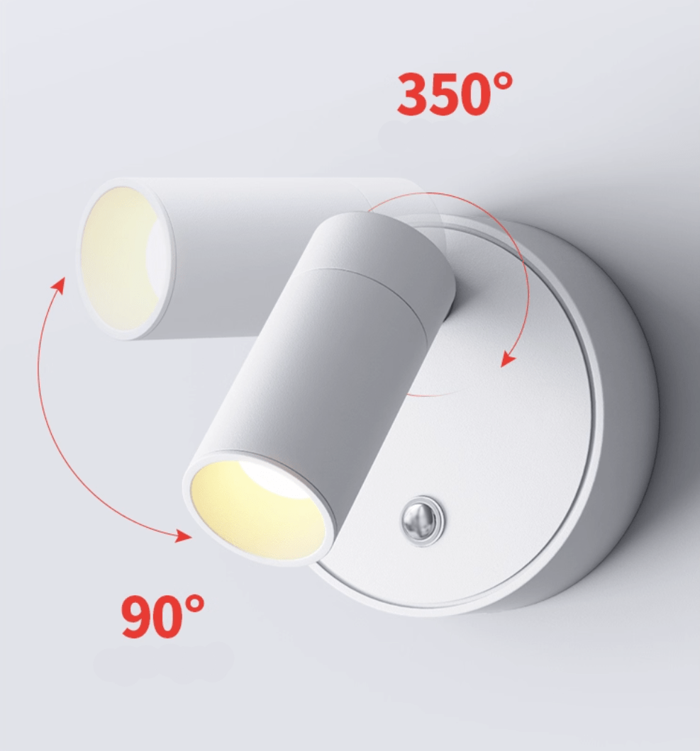 Dorv Pivot oplaadbare acryl wandlamp