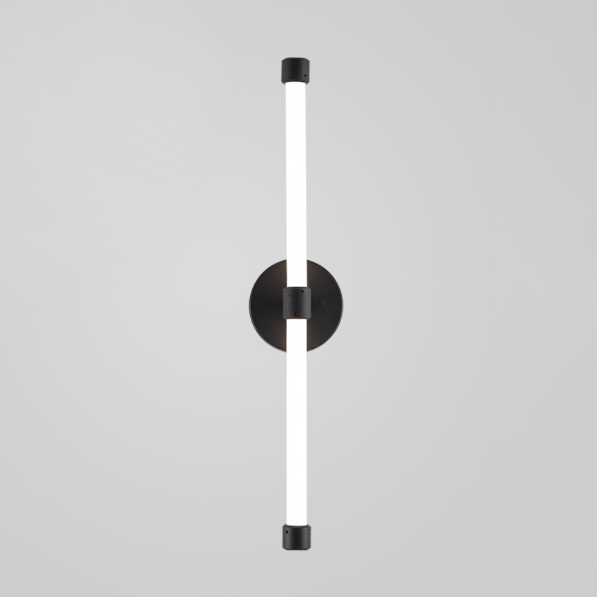 Voske verticale buis minimalistische messing wandlamp