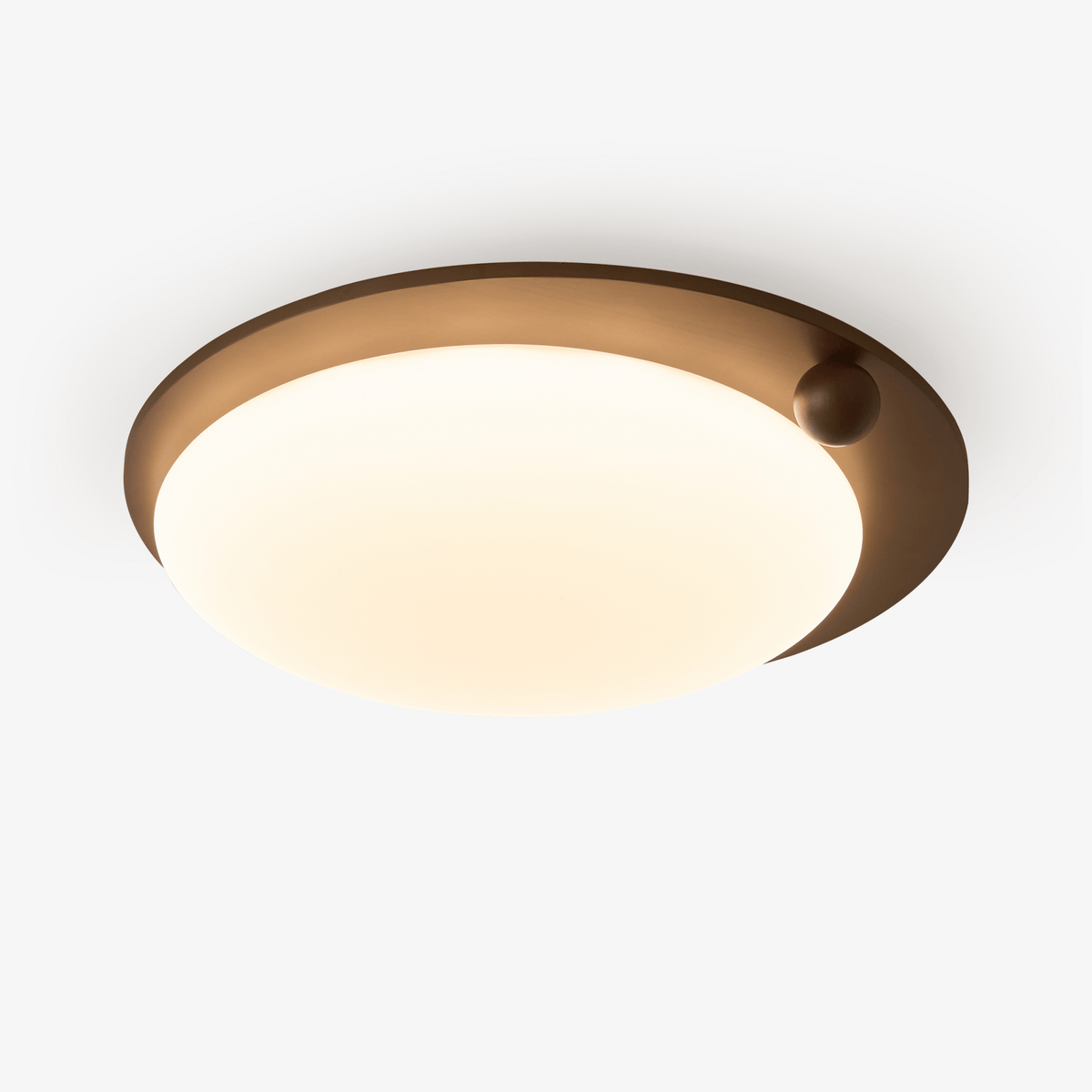 houten plafondlamp met houtaccent