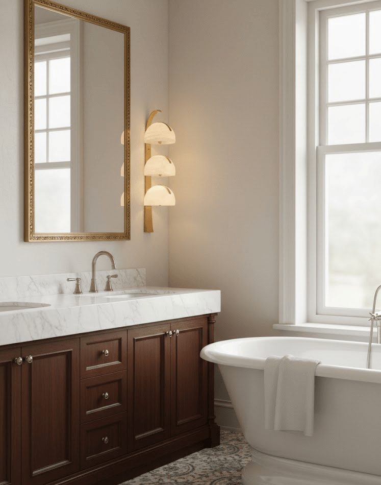 Eiririne albasten wandlamp