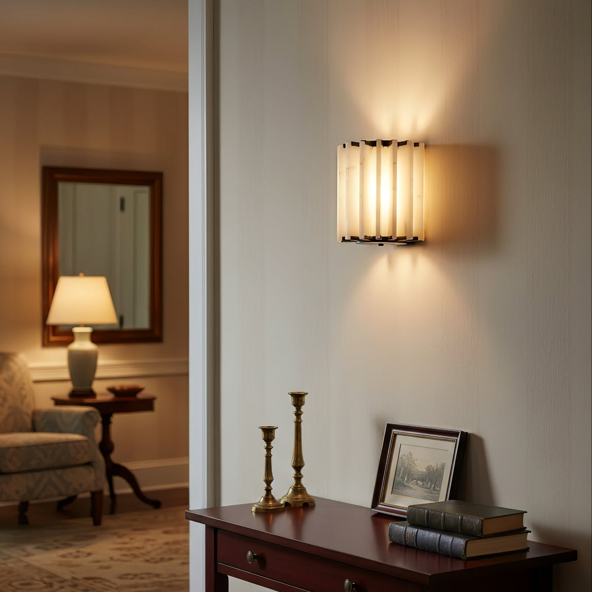Altrix albasten wandlamp