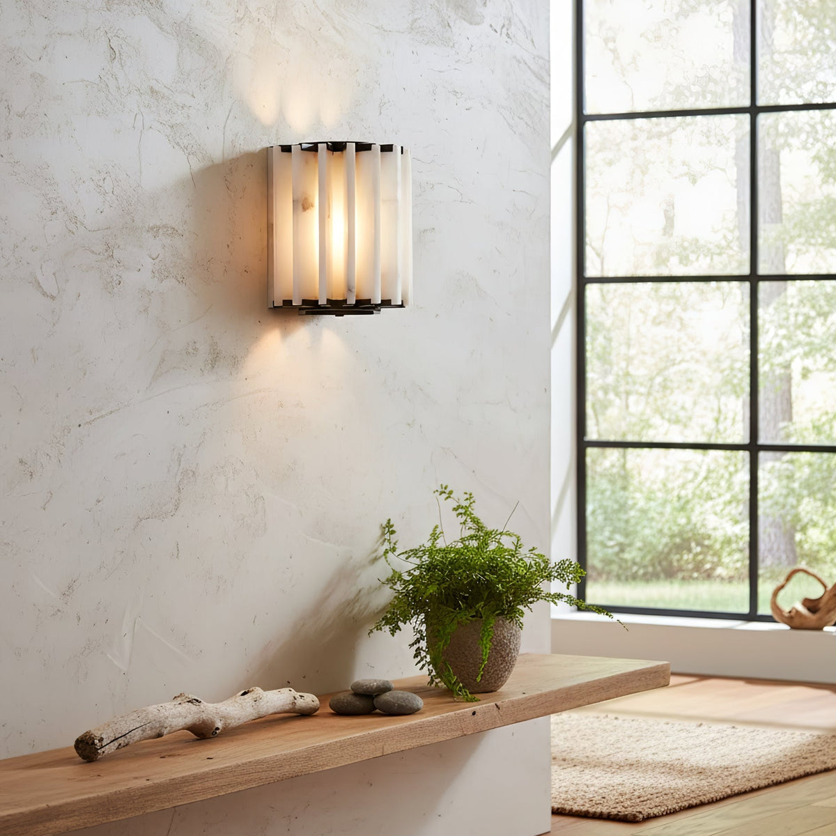 Altrix albasten wandlamp