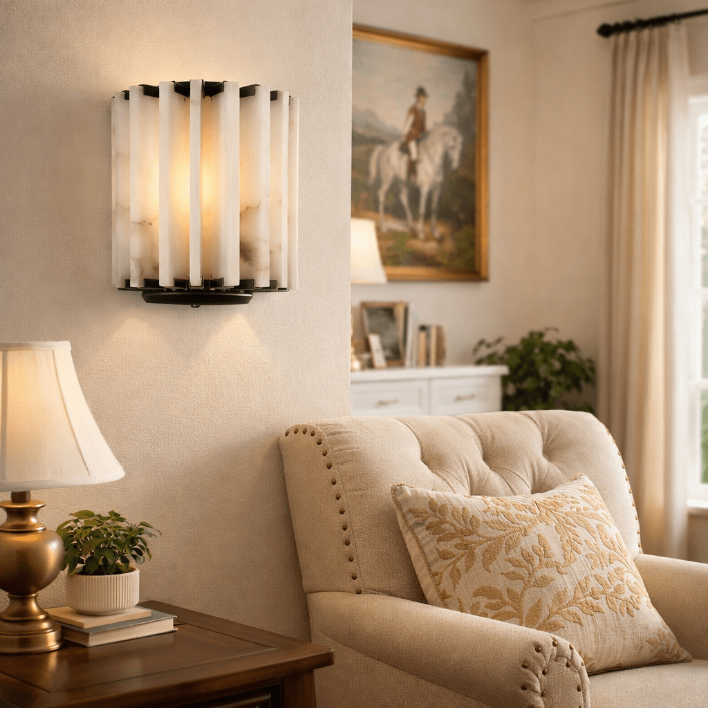 Altrix albasten wandlamp