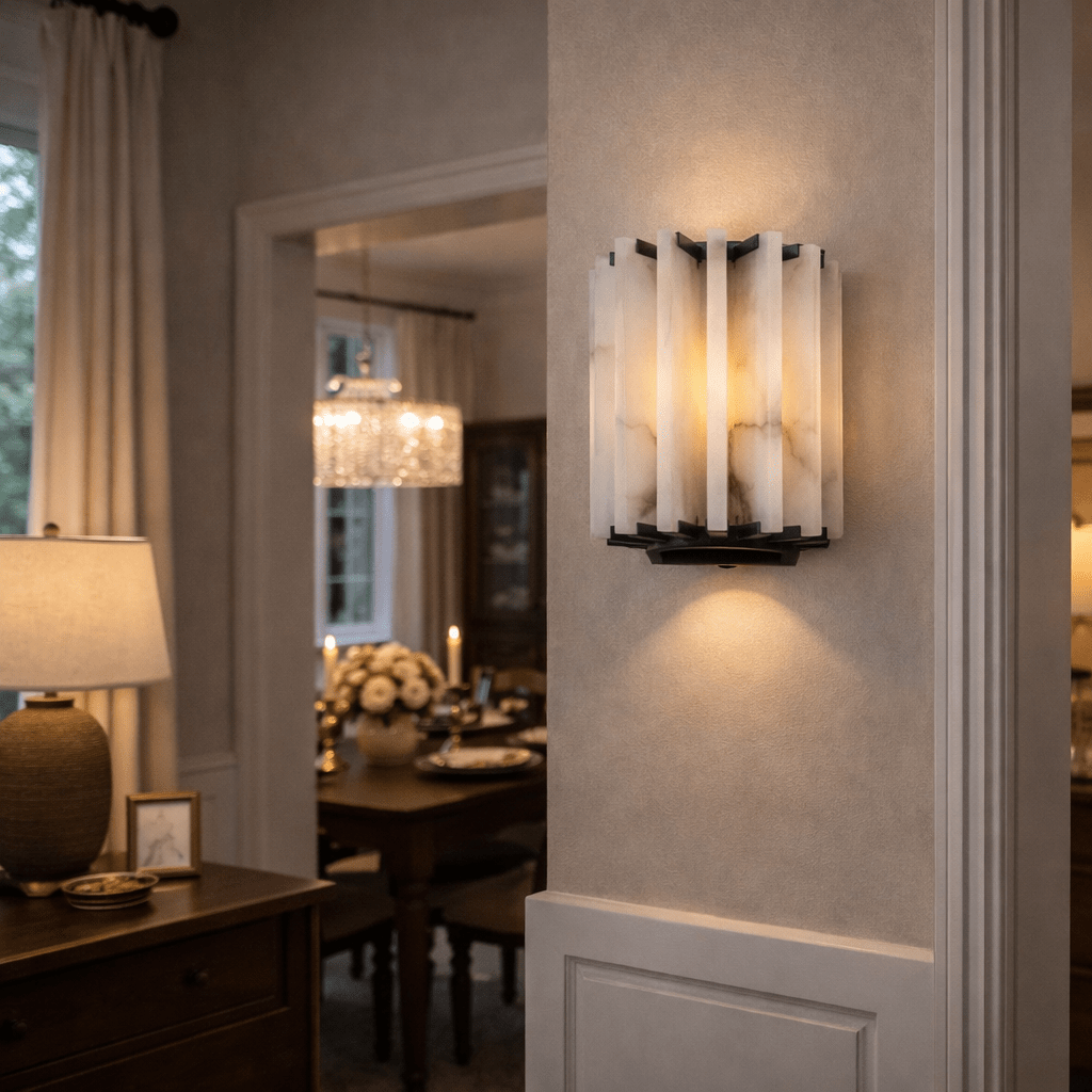 Altrix albasten wandlamp