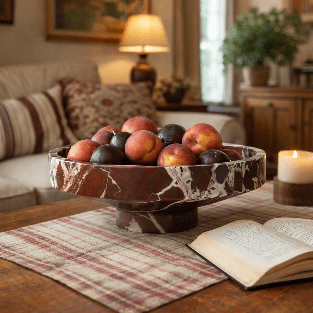 Vermara marmeren decoratieve schaal
