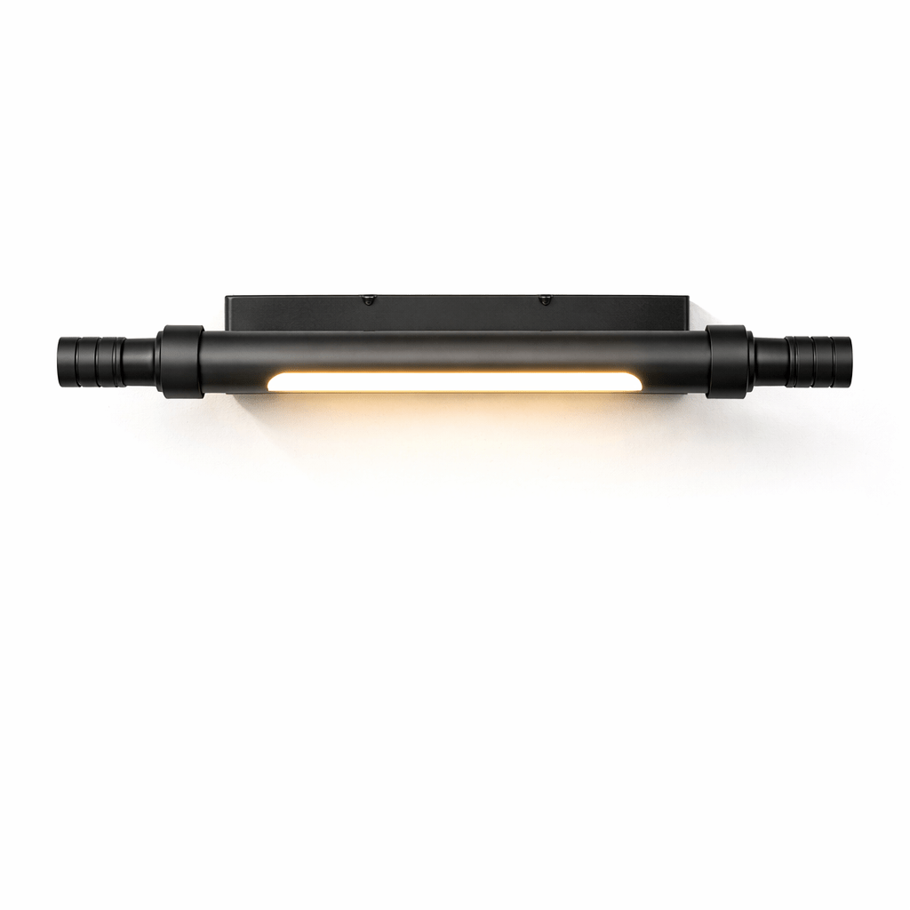 Aurelaria wandlamp met messing balk