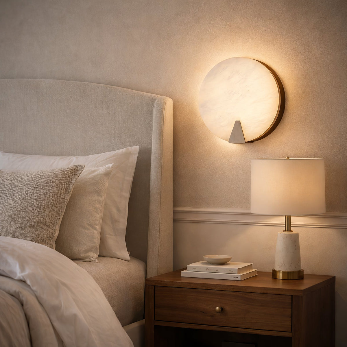Albirira Halo albasten wandlamp