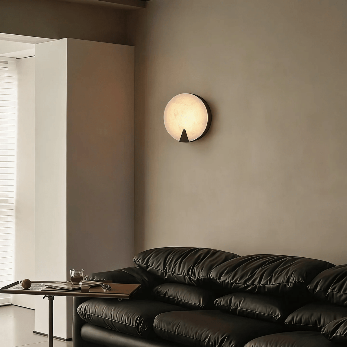 Albirira Halo albasten wandlamp