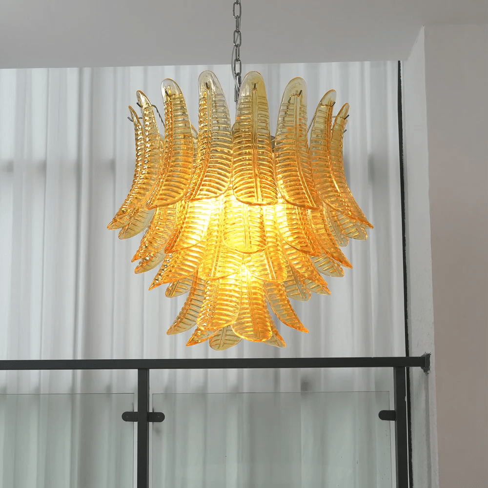 Elaryn Cascade-glas kroonluchter