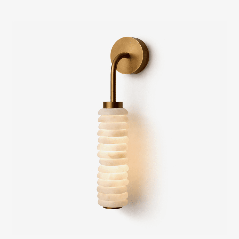 Helix albasten wandlamp