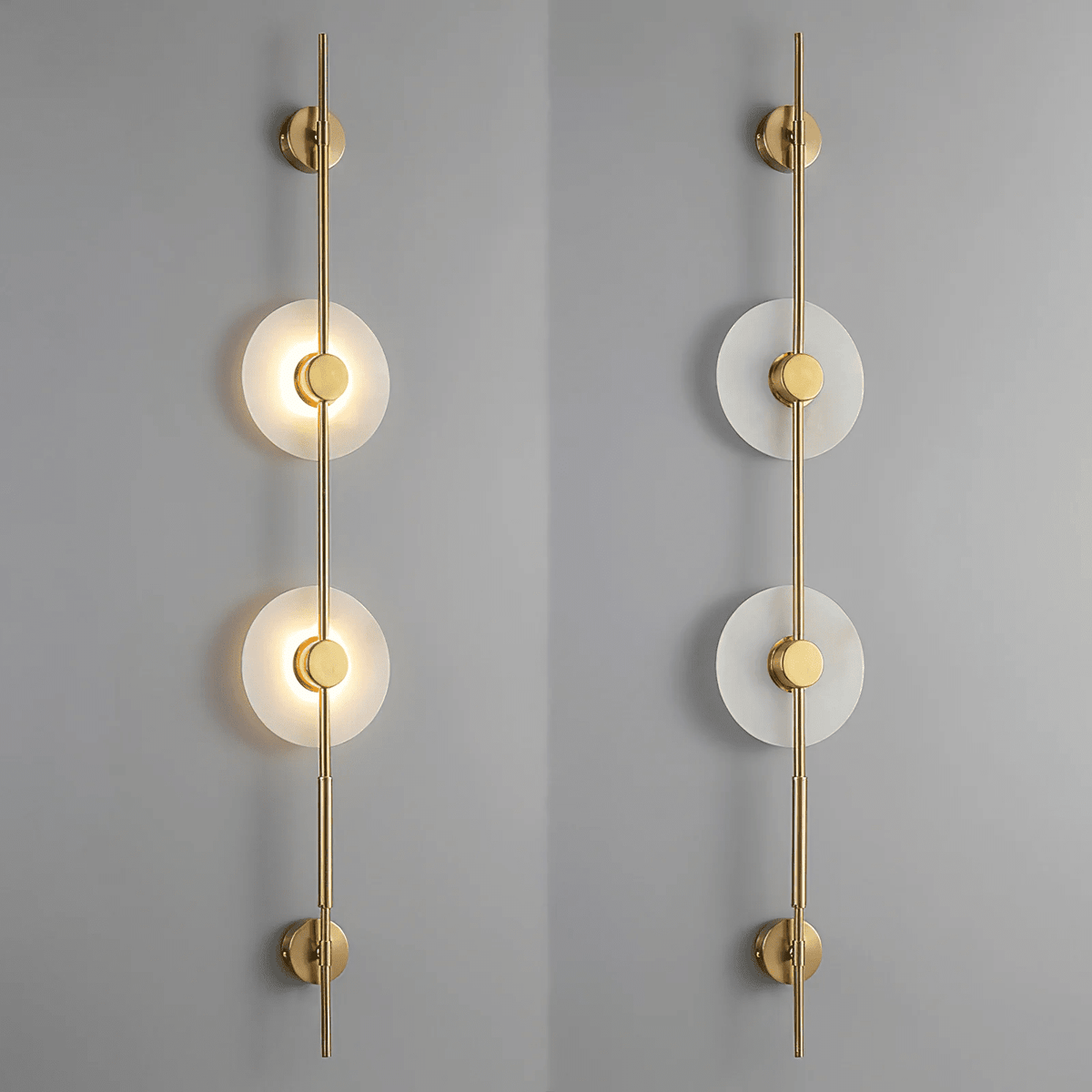 Neron albast verticale wandlamp
