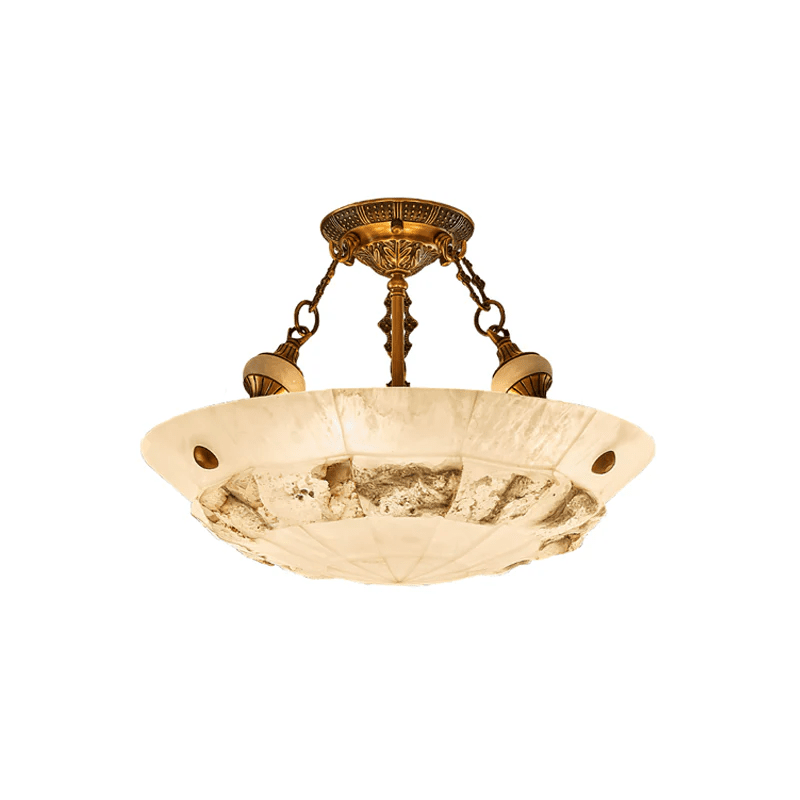 Dorevaux albasten plafondlamp