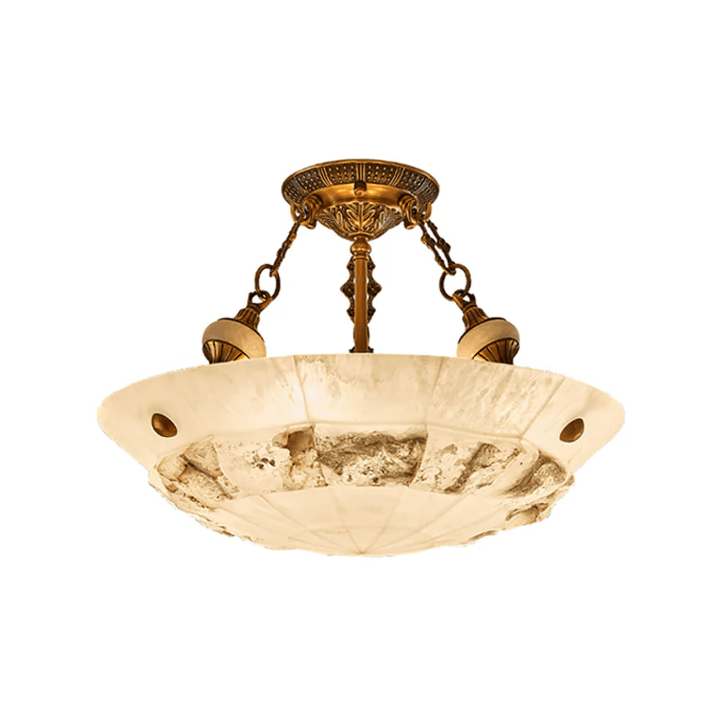 Dorevaux albasten plafondlamp