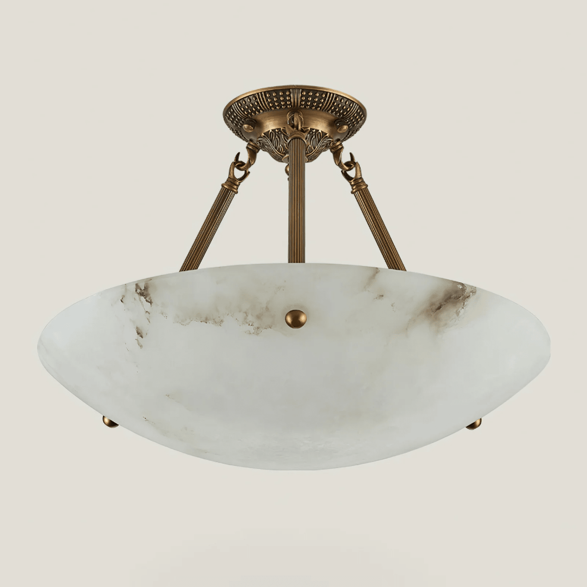 Belvarien albasten plafondlamp