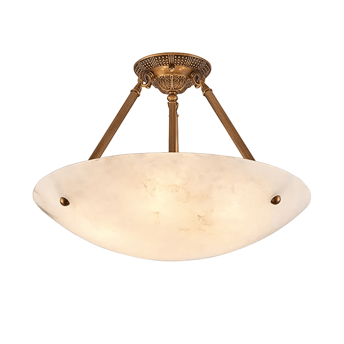 Belvarien albasten plafondlamp