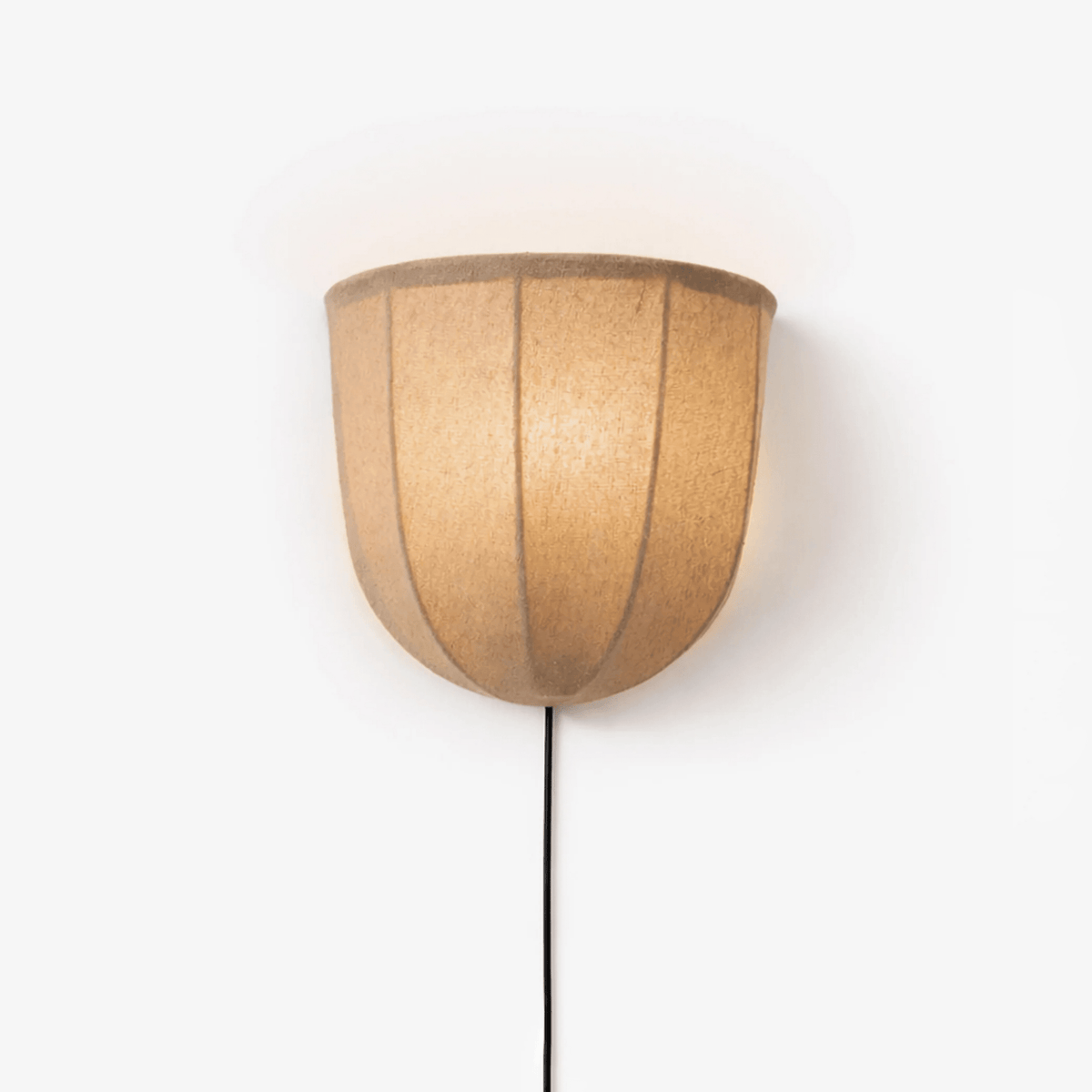 Mirienne Linen met stekker wandlamp