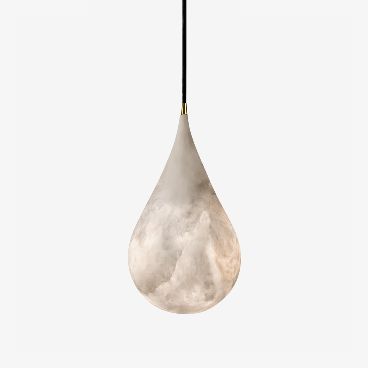 Avenith hanglamp met albasten druppelvormige kap